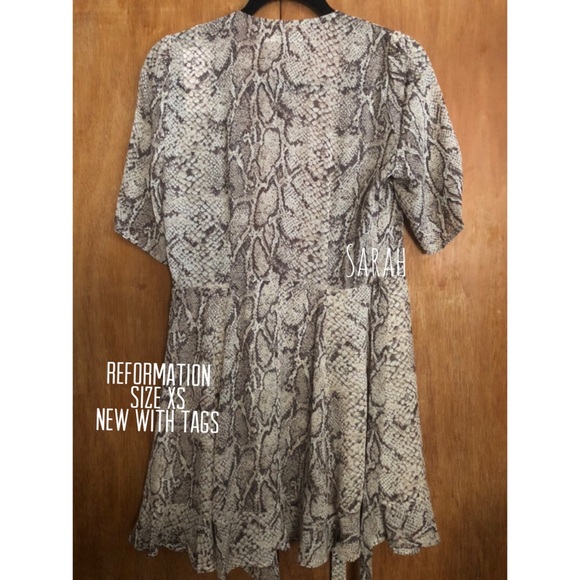 Reformation Wrap Mini Dress - Picture 4 of 6